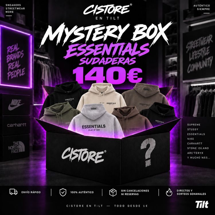 MYSTERY BOX ESSENTIALS – SUDADERA 100% AUTÉNTICA 🔥 image 1